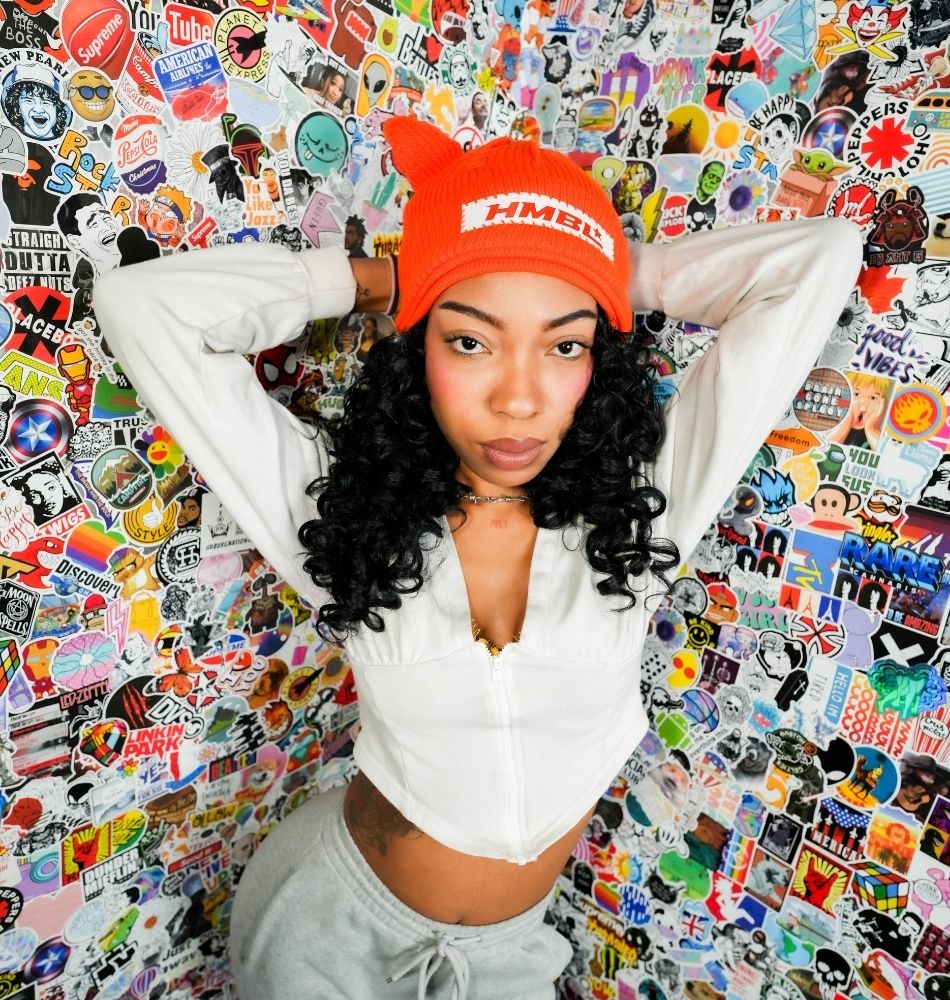 Fall Orange Ears Beanie