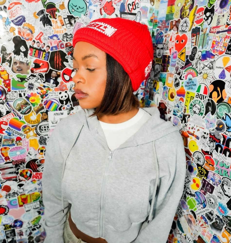 Red October Triple Layer Beanie No Ears