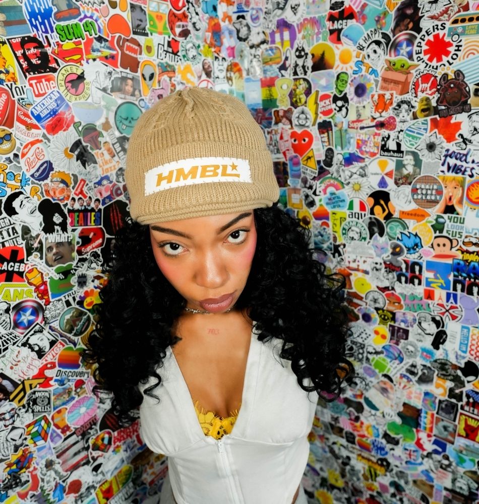 Tan SZN Triple Layer NO Ears Beanie