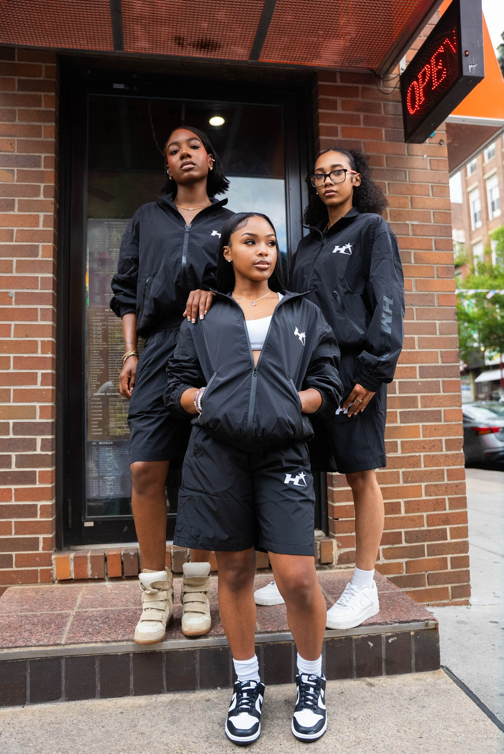 Black HMBL Star Tracksuit Runner Set