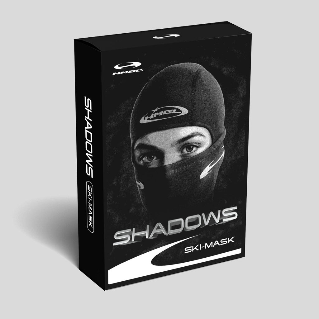 HMBL Original Blackout Reflective Thermal Ski Mask - Multiple Logos