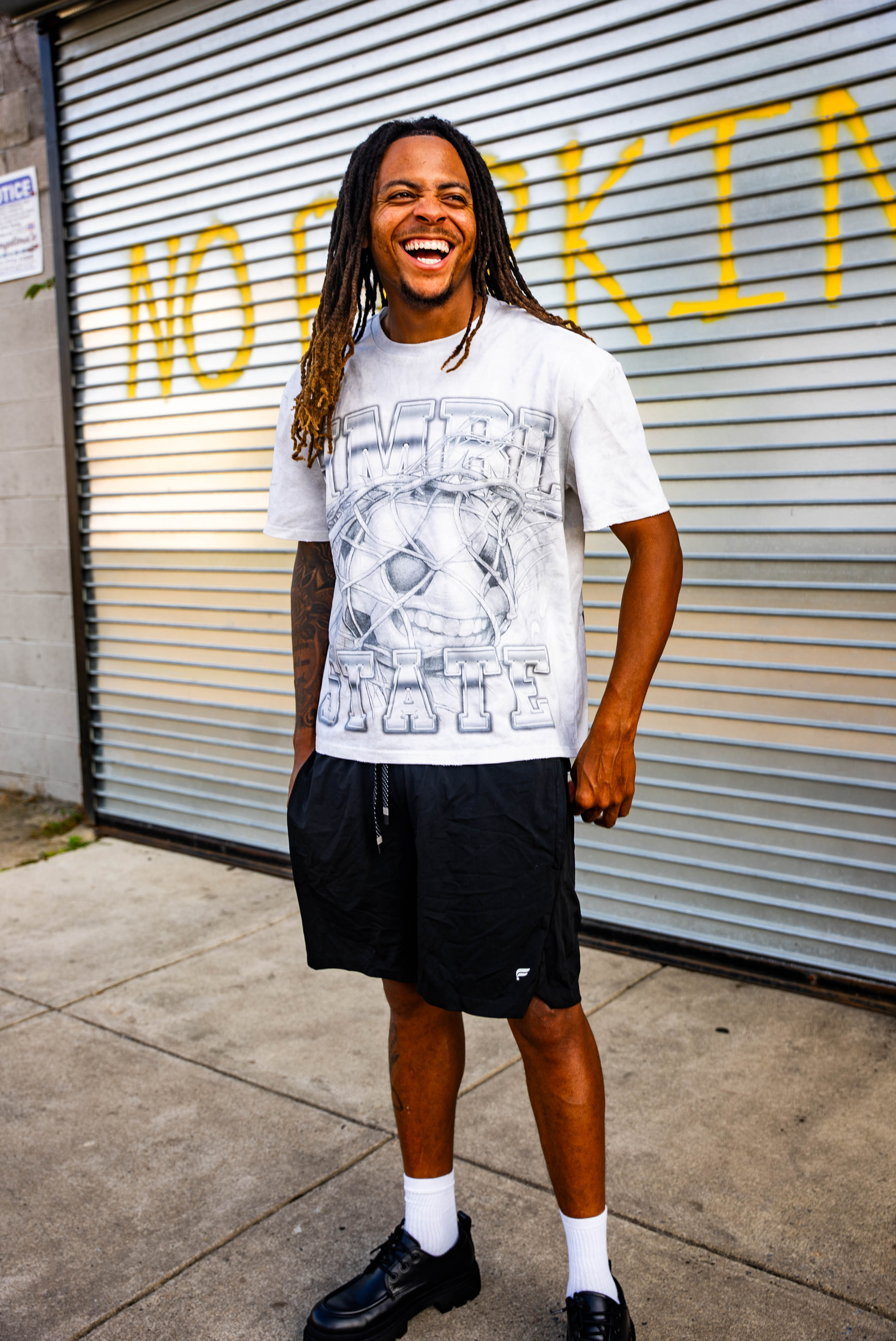 HMBL State University Graphic Tee | White T-Shirt