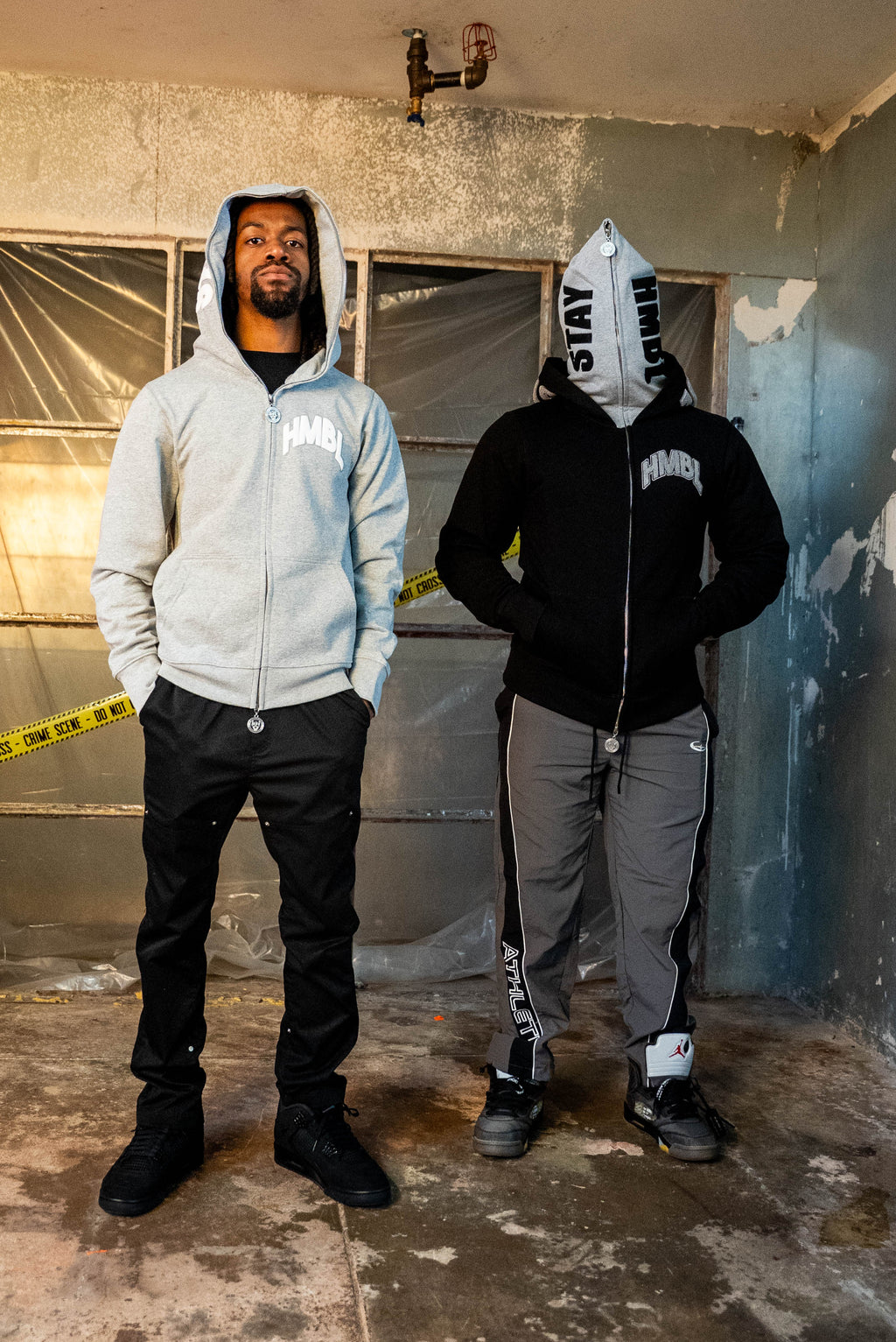 HMBL OG Cool Grey FULL ZIP HOODIE