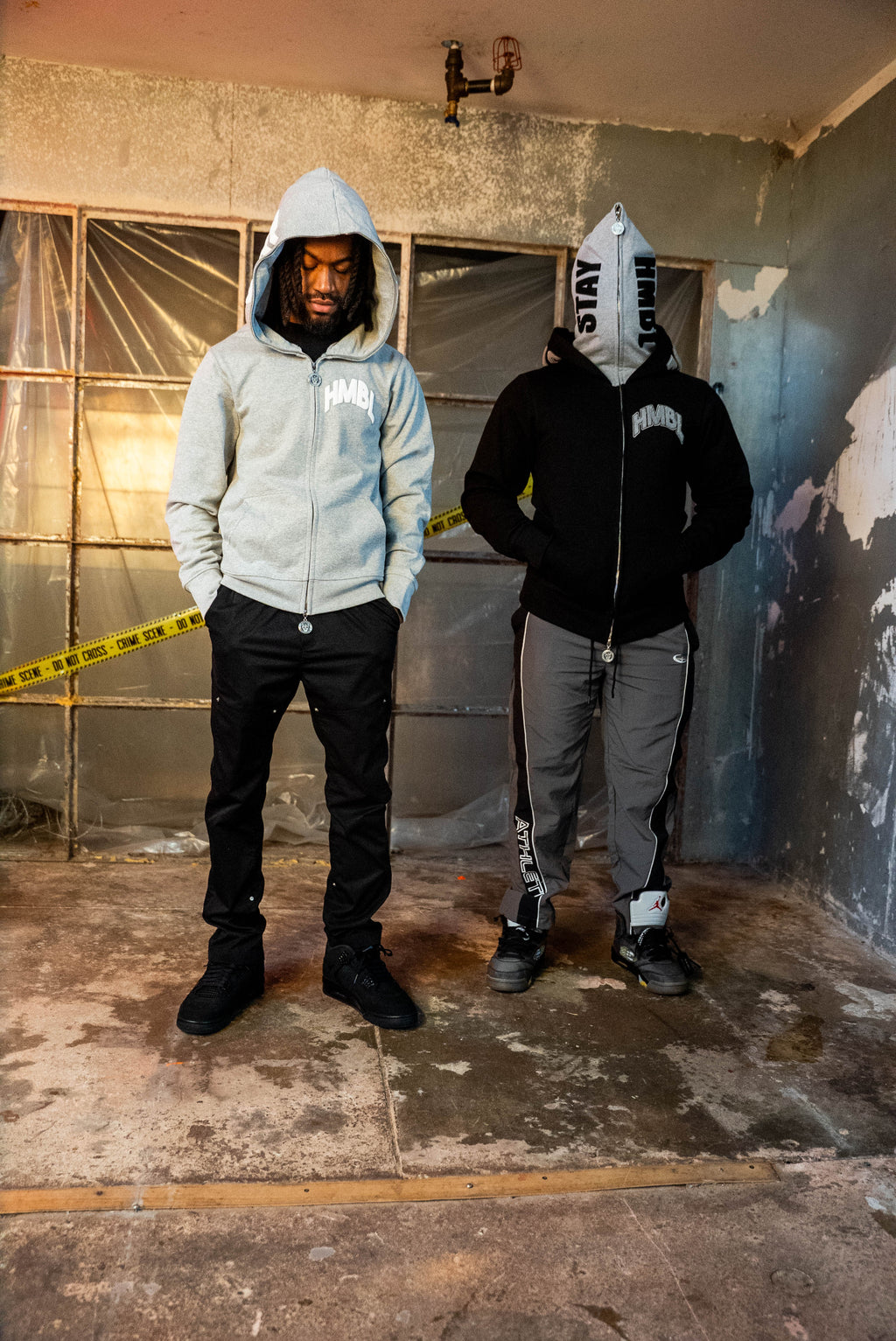 HMBL OG Cool Grey FULL ZIP HOODIE