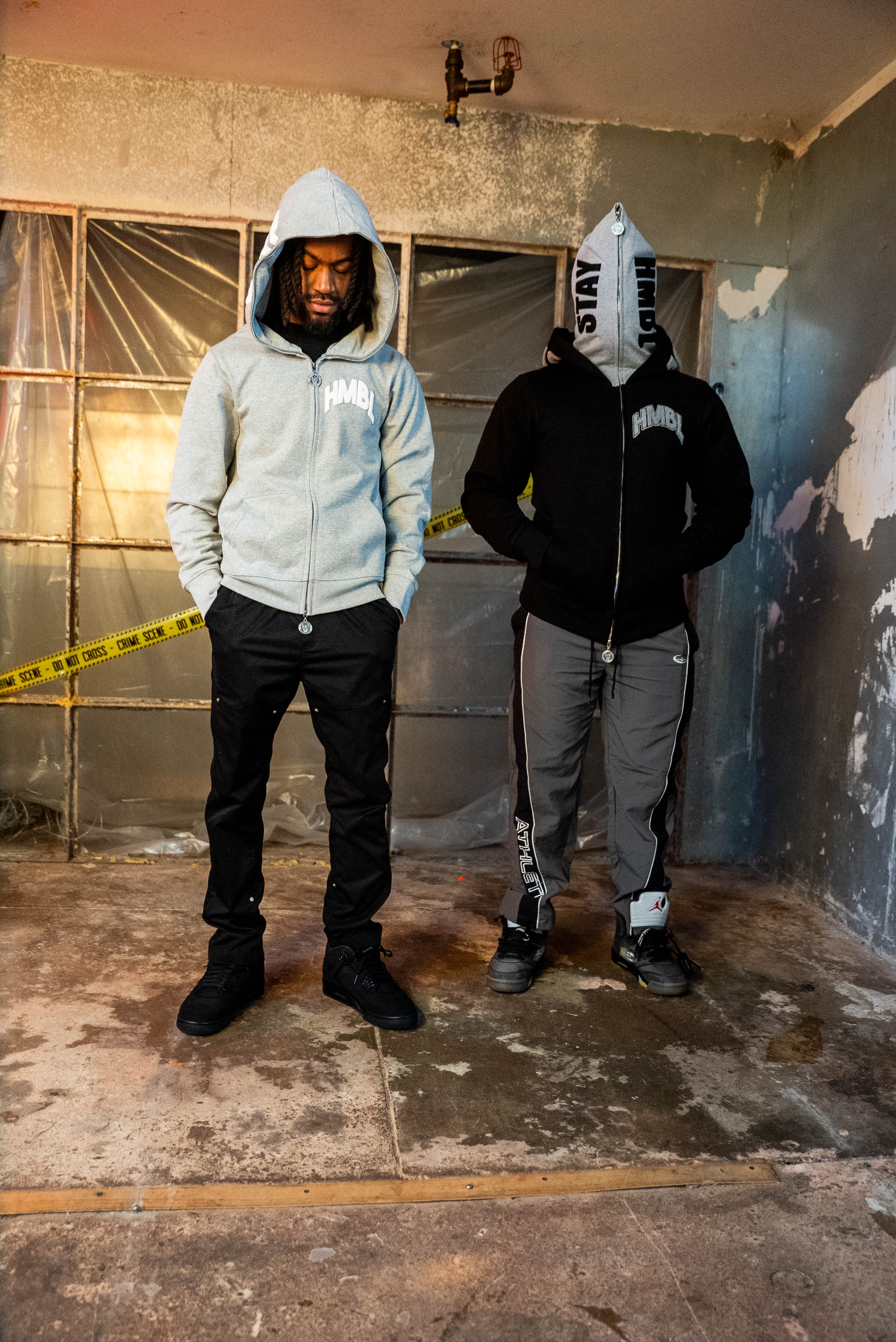 HMBL OG Cool Grey FULL ZIP HOODIE