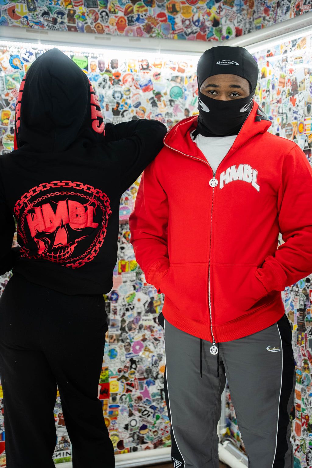 HMBL OG Red Ranger Double Full Zip Hood