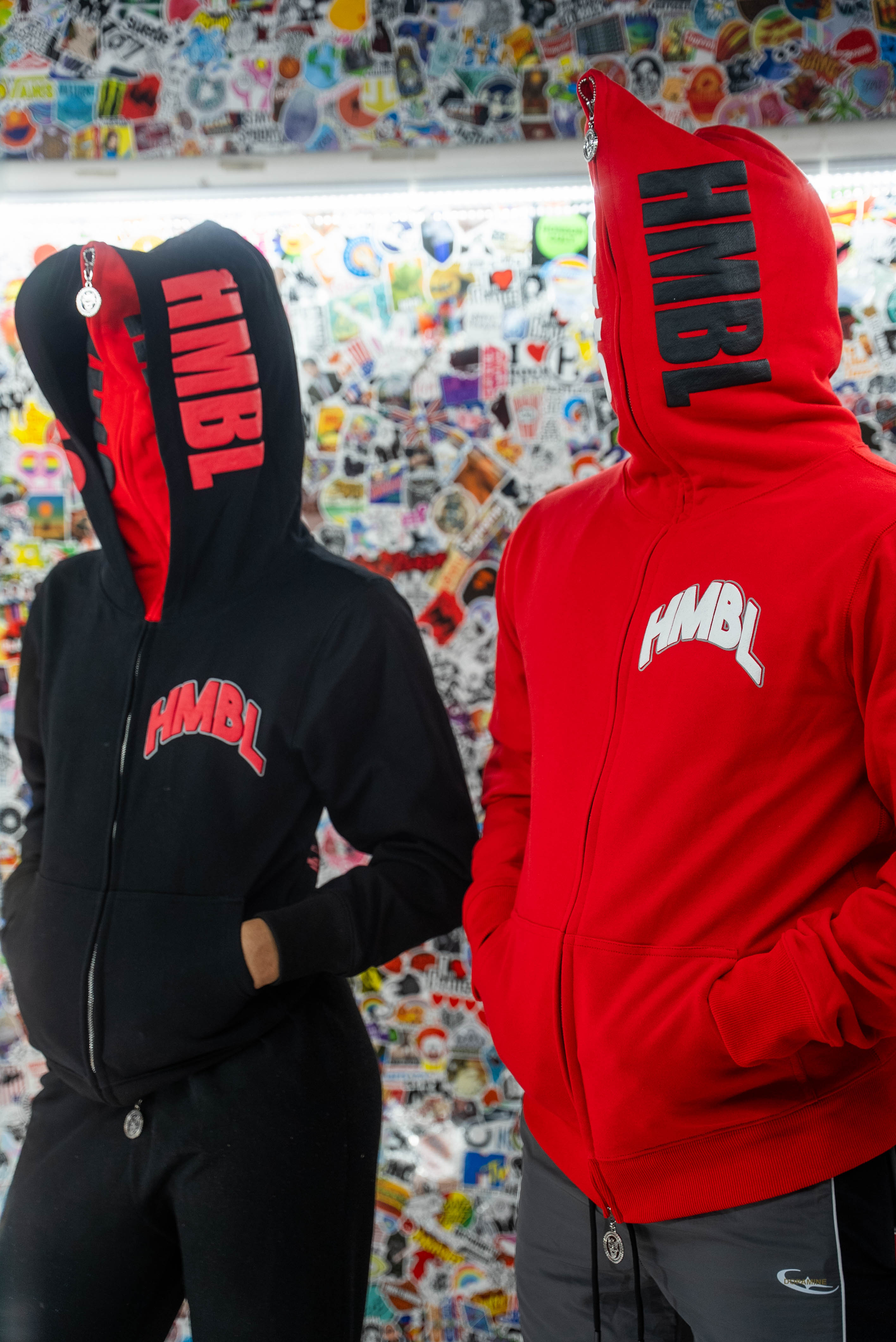HMBL OG Red Ranger Double Full Zip Hood