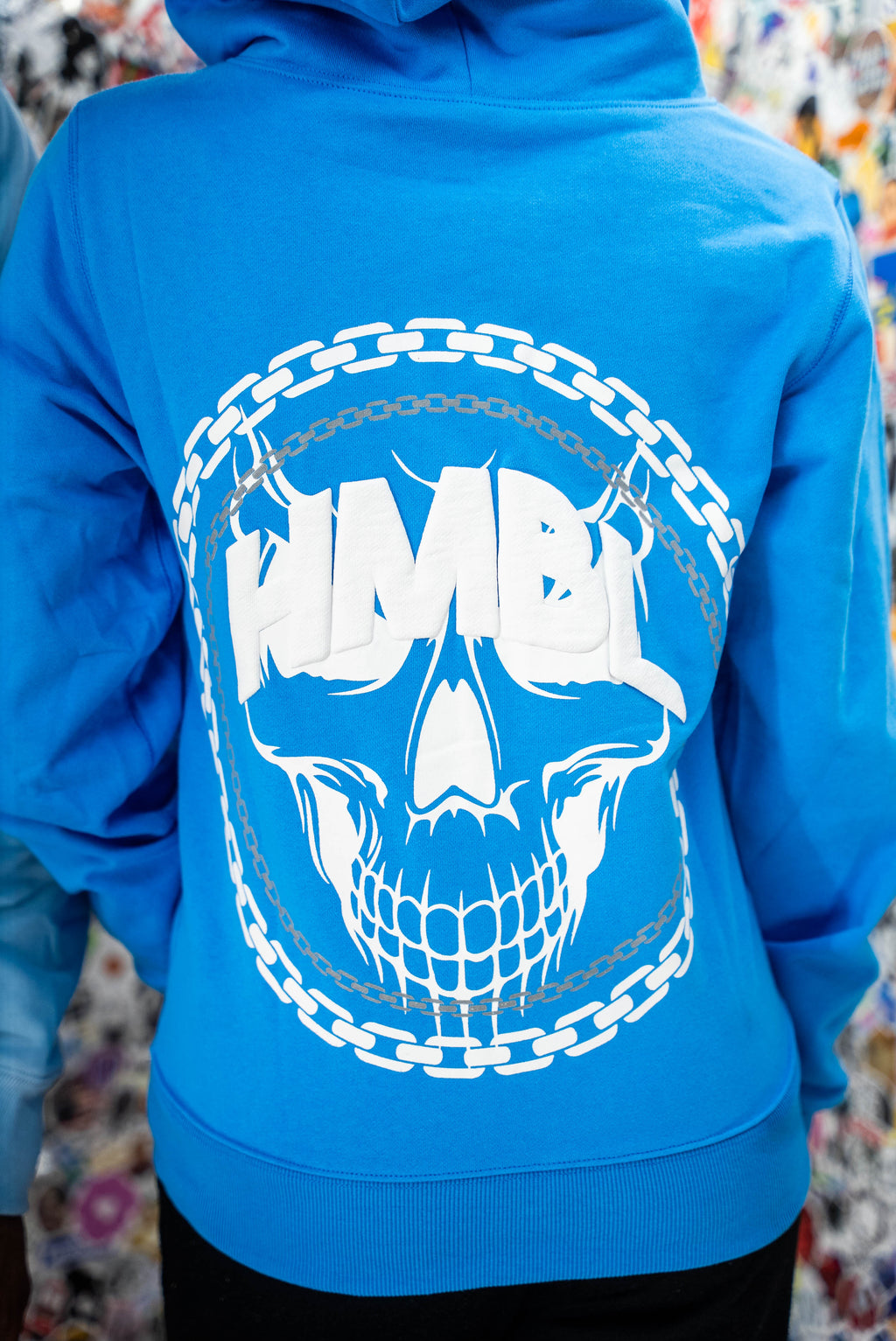 HMBL OG Electric Blue Double Full Zip Hood