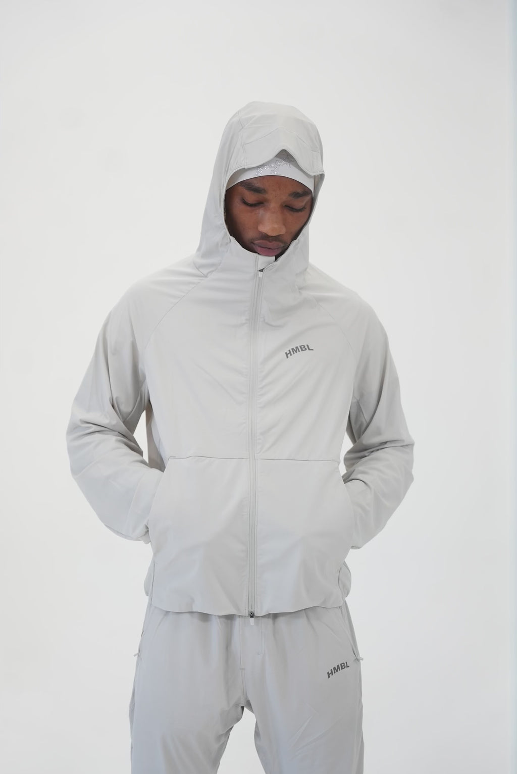 Cool Grey HMBL Reflective Runner Tracksuit
