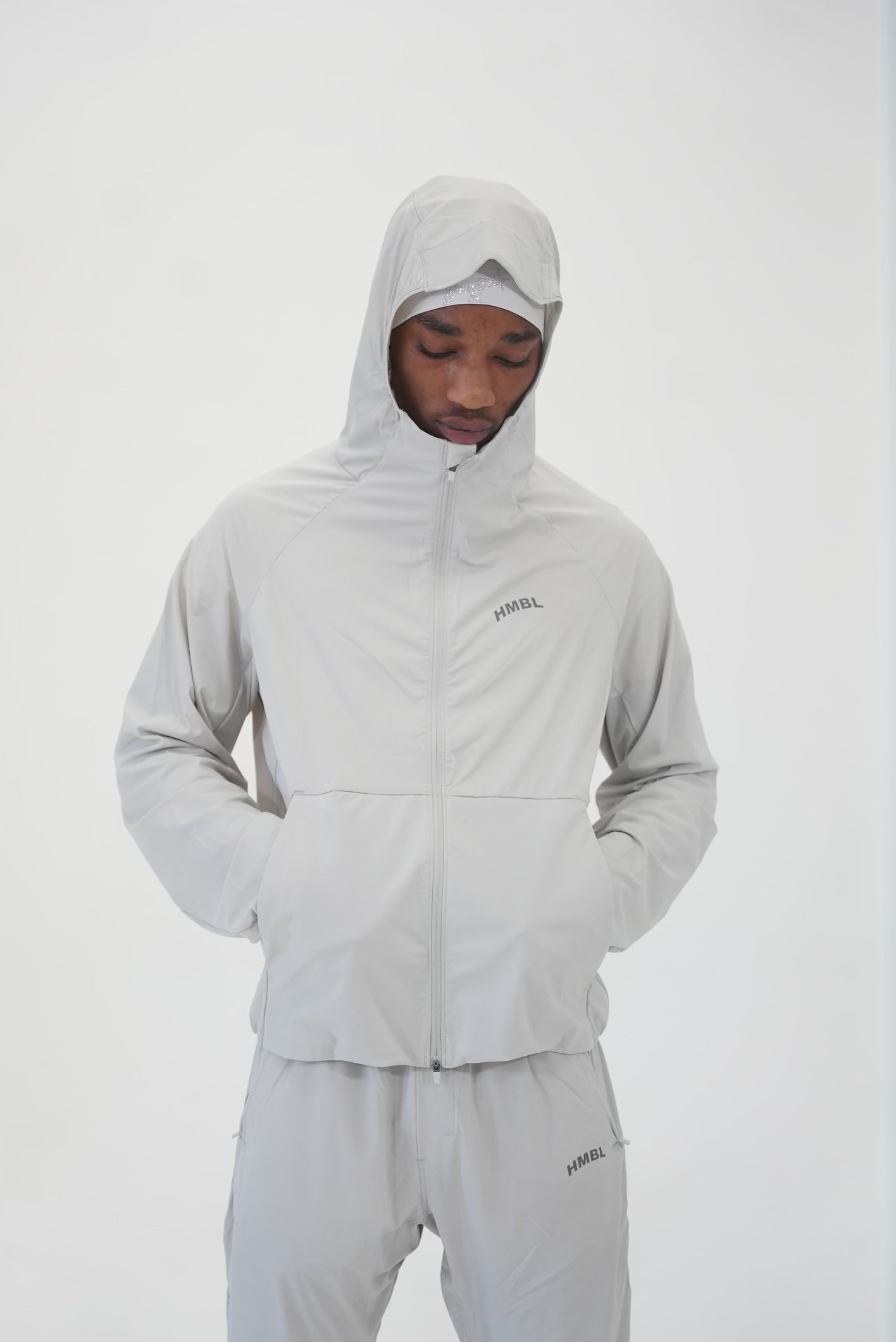 Cool Grey HMBL Reflective Runner Tracksuit