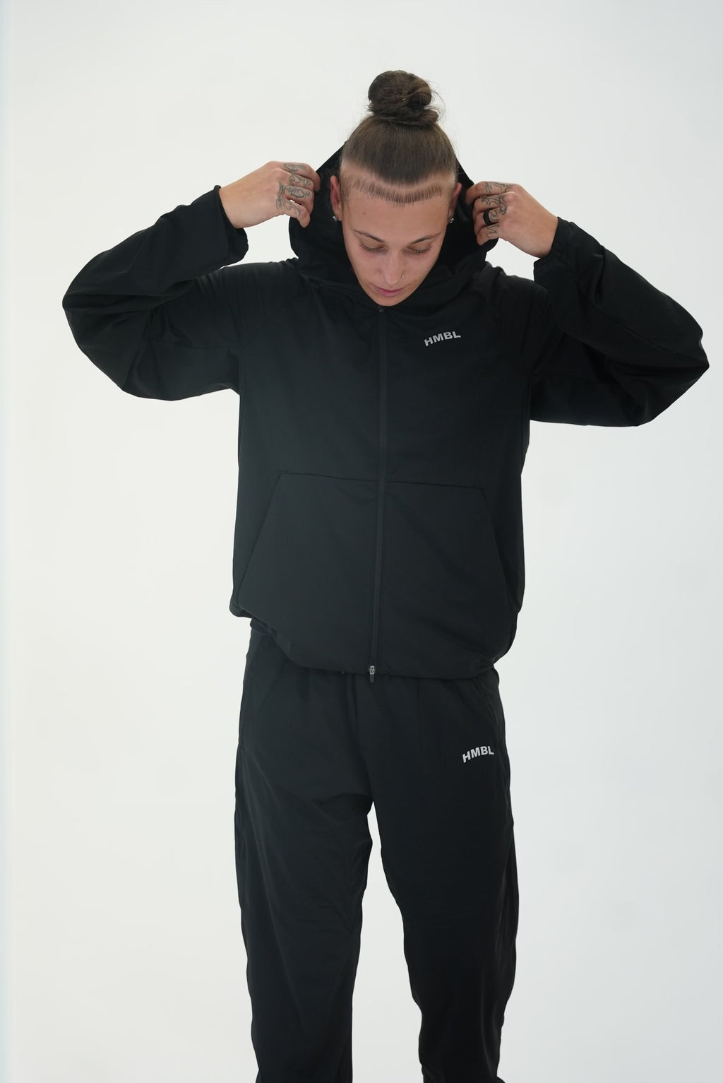 Black HMBL Reflective Runner Tracksuit