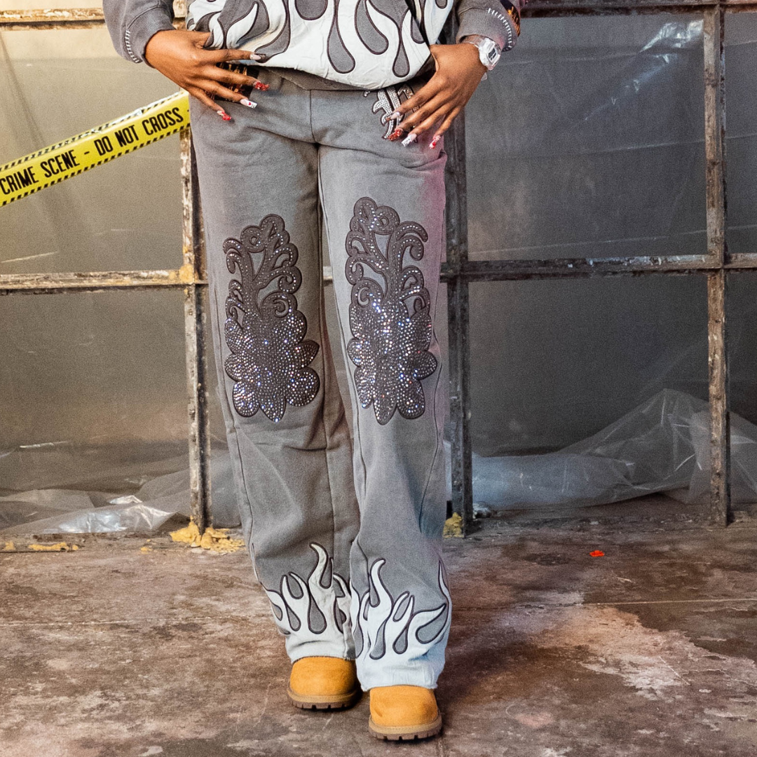 Off Brown SZN 5 FLARED Sweatpants