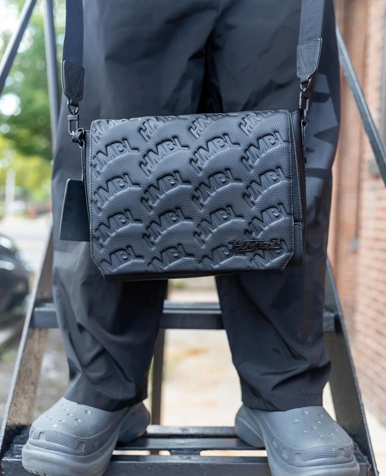 HMBL Signature Monogram Crossbody Bag - Stealth Black Edition
